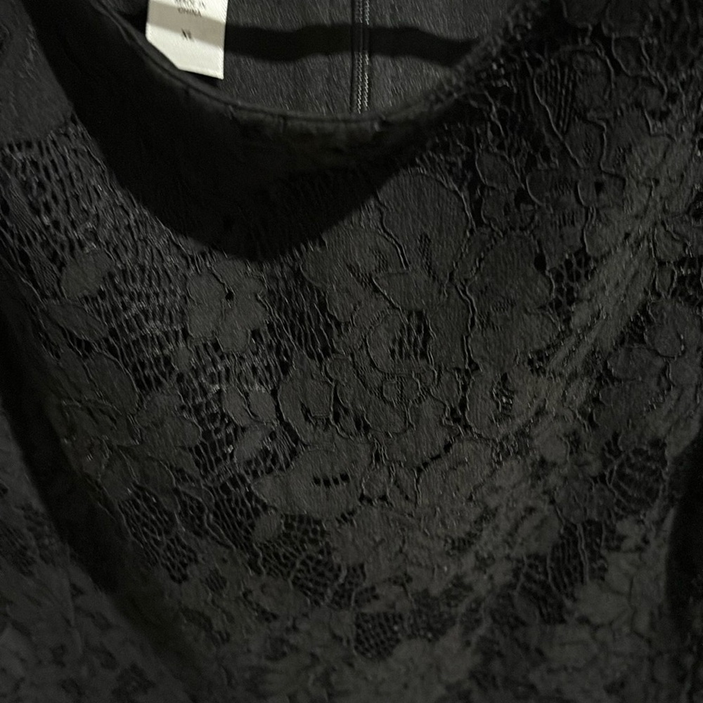 Simply Styled Black Floral Lace Dress